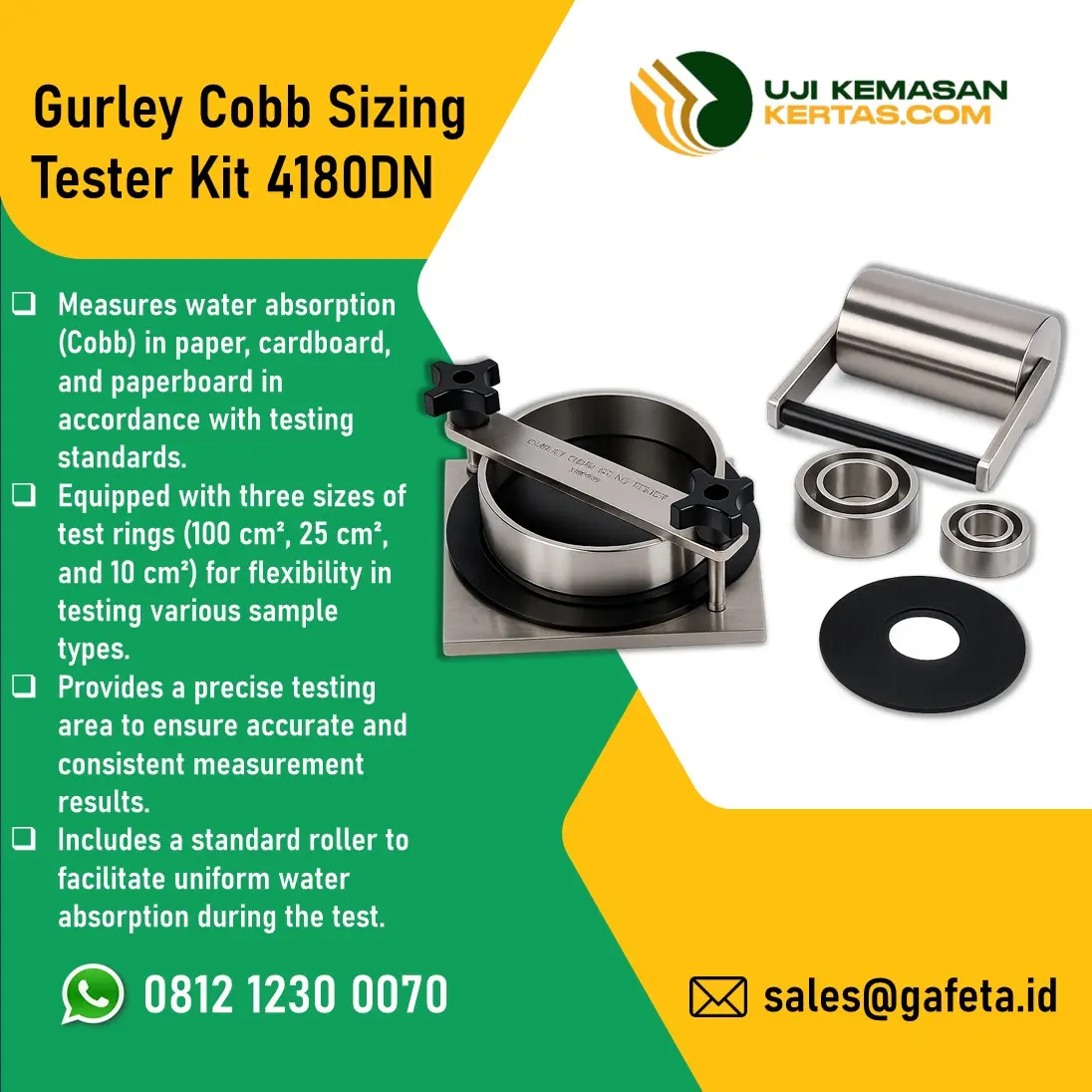 Cobb Absorption Tester